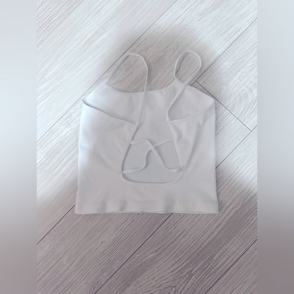 NEW Free People Strappy Back Tighten Up Tank | WHITE - Picture 6 of 8